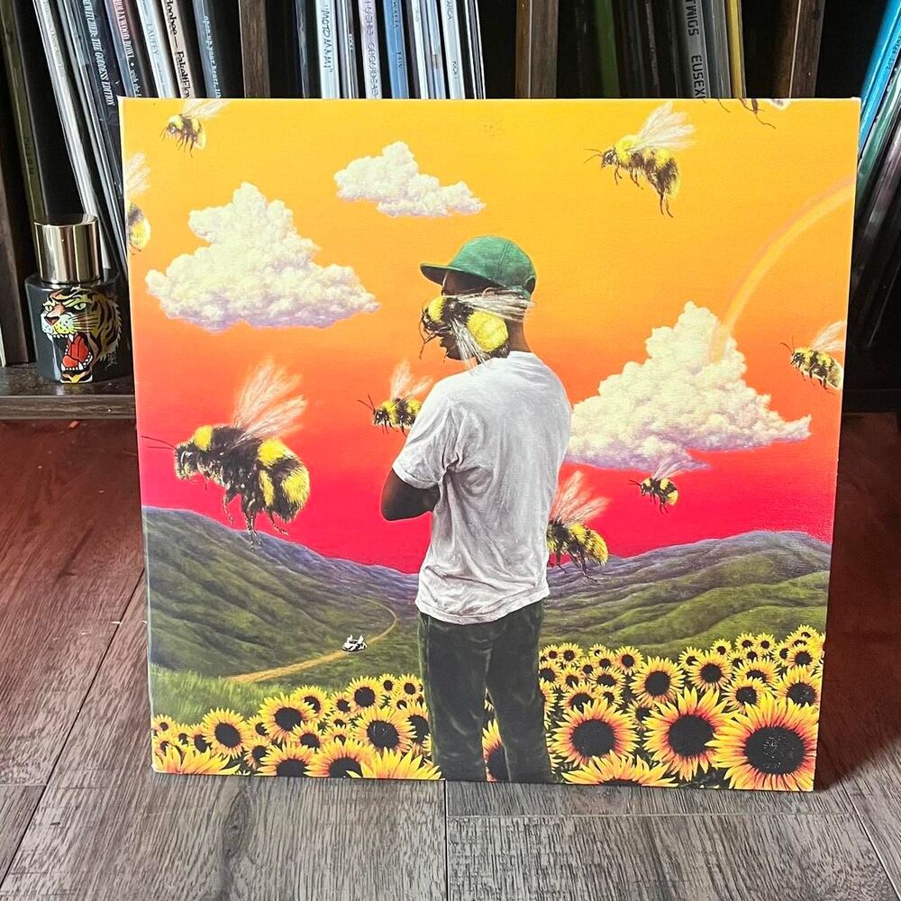 Tyler The Creator - Flower Boy black vinyl album record missing poster